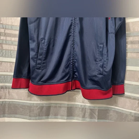 FC Barcelona Full Zip Track Navy Blue Jacket - Picture 7 of 15